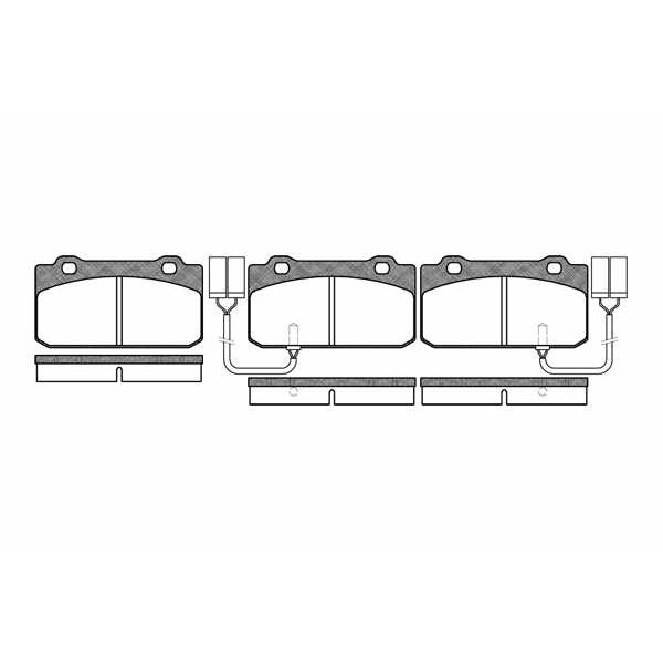 Слика на плочки REMSA 0210.02 за Alfa Romeo 33 (905A) Sportwagon 1.5 4x4 (905.A2U) - 105 коњи бензин