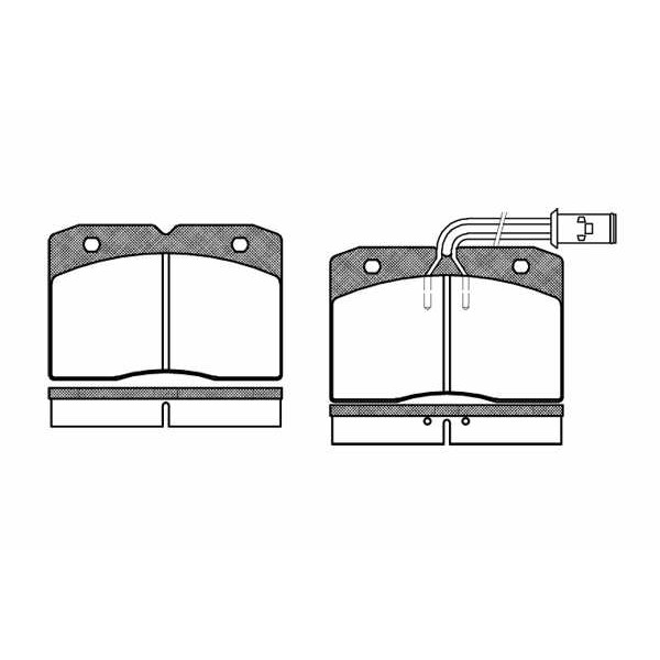 Слика на плочки REMSA 0211.12 за камион Iveco Daily 1 Platform 30-8 (10011131, 10011132, 10011231, 10011232, 10011237...) - 72 коњи дизел