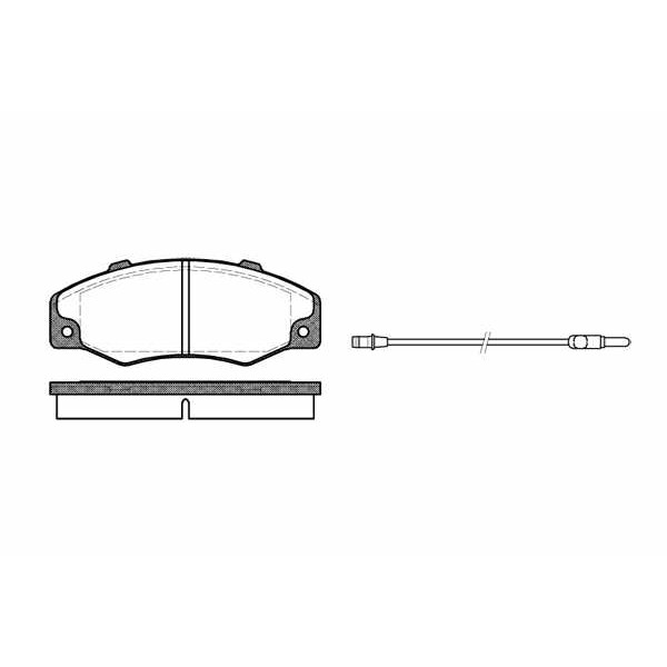 Слика на плочки REMSA 0220.02 за Renault 21 Savanna 2.1 D (K/S486) - 65 коњи дизел