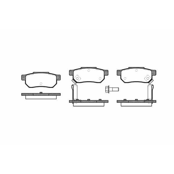 Слика на плочки REMSA 0233.02 за MG ZR 105 - 103 коњи бензин