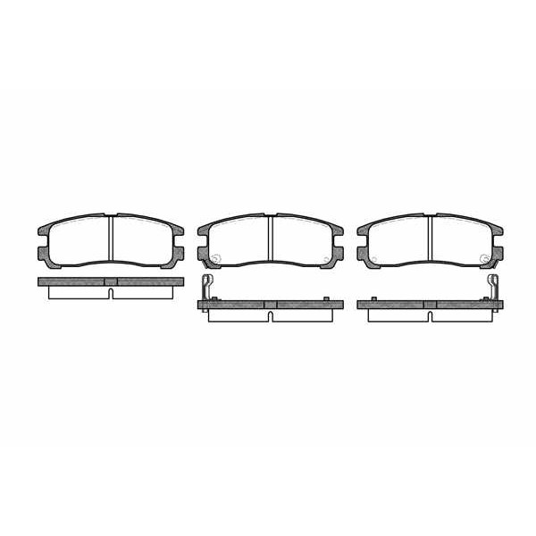 Слика на плочки REMSA 0291.02 за Mitsubishi 3000GT (Z16A) 3.0 i 24V 4WD (Z16A) - 286 коњи бензин