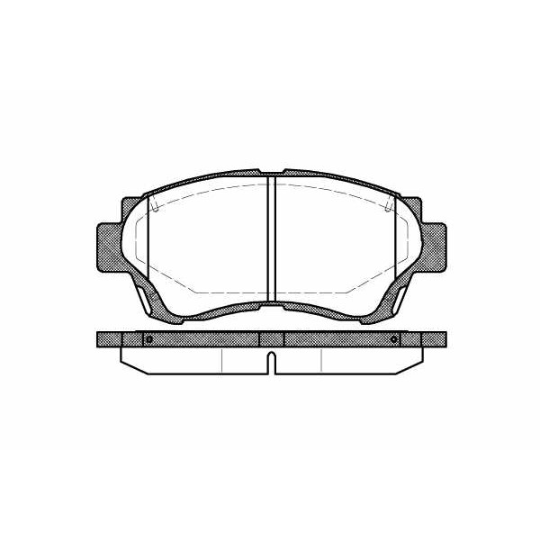 Слика на плочки REMSA 0370.00 за Toyota Camry (CV1,XV1,V1) 2.2 (SXV10) - 136 коњи бензин