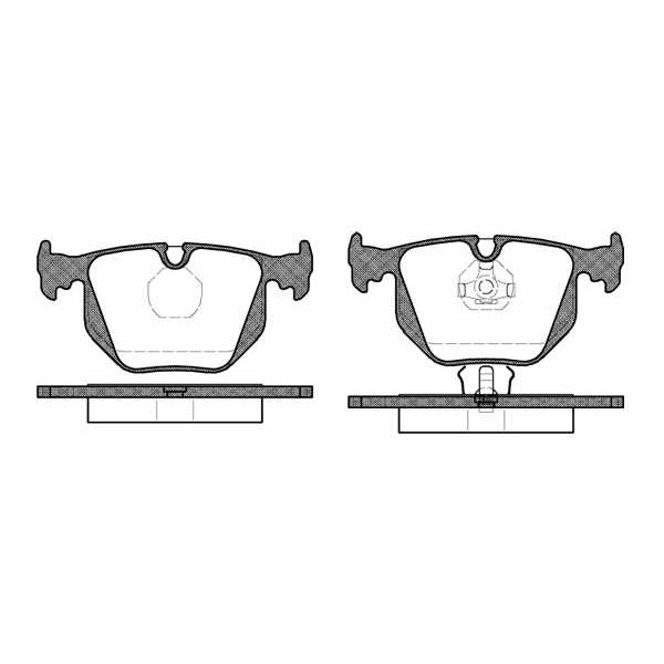 Слика на плочки REMSA 0381.00 за BMW 3 Touring E46 330 d - 204 коњи дизел