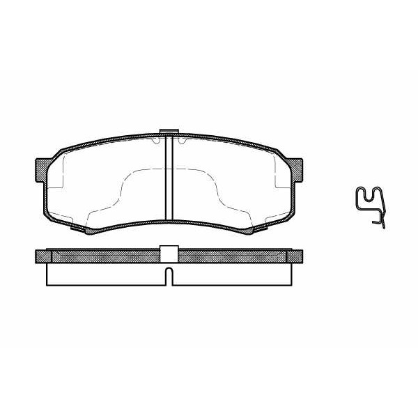 Слика на плочки REMSA 0413.04 за Toyota Land Cruiser (J7) 4.2 TD (HZJ7__V) - 131 коњи дизел