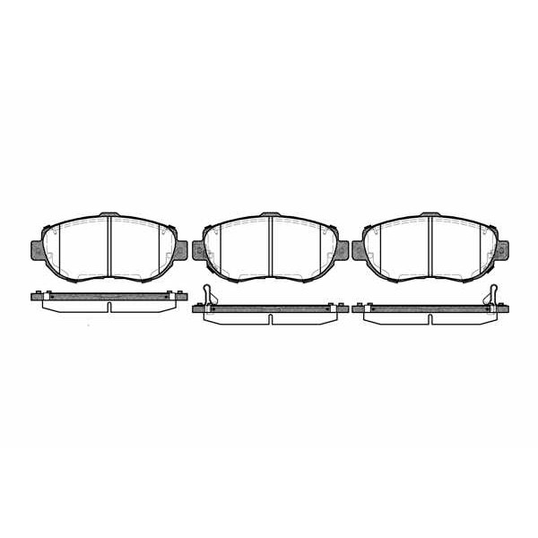 Слика на плочки REMSA 0456.02 за Lexus GS Saloon (JZS160) 300 - 219 коњи бензин