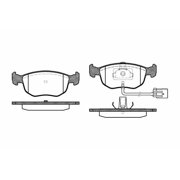 Слика на плочки REMSA 0575.02 за Ford Mondeo 1 (GBP) 2.0 i 16V 4x4 - 132 коњи бензин