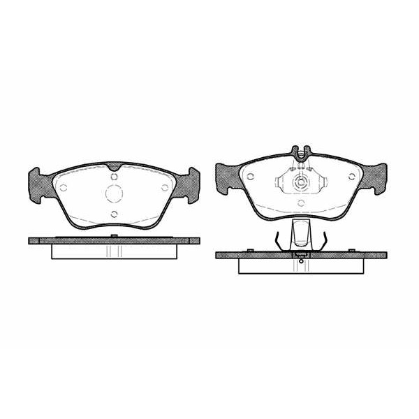 Слика на плочки REMSA 0586.00 за Mercedes CLK (c208) 230 Kompressor (208.348) - 197 коњи бензин