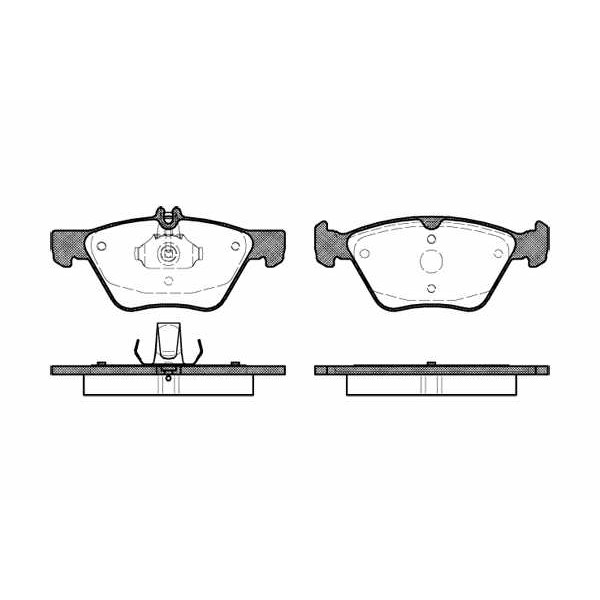 Слика на плочки REMSA 0601.00 за Mercedes CLK (c208) 230 Kompressor (208.348) - 197 коњи бензин