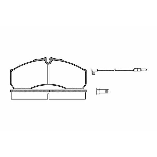 Слика на плочки REMSA 0651.12 за камион Iveco Daily 2 Bus Box 65 C 17 - 166 коњи дизел