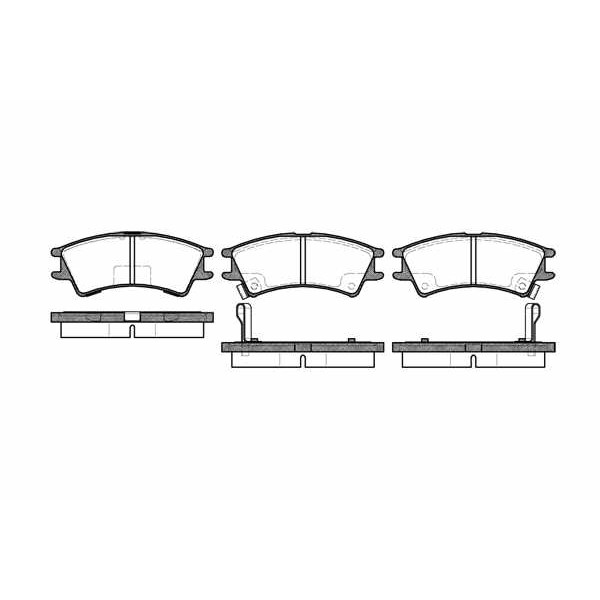 Слика на плочки REMSA 0675.02 за Hyundai Atos (MX) 1.0 i - 58 коњи бензин