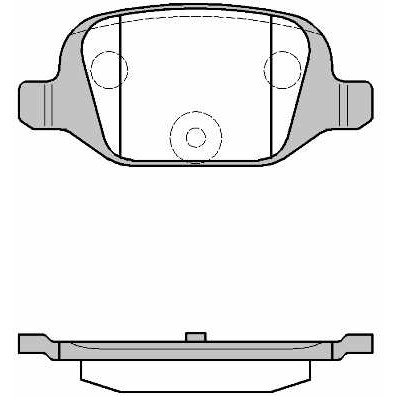 Слика на плочки REMSA 0727.00 за Fiat Doblo Cargo 223 1.9 D (223ZXB1A) - 63 коњи дизел