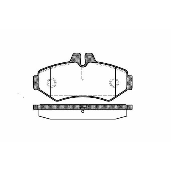 Слика на плочки REMSA 0733.00 за Mercedes-Benz G-class (w460) 300 GD (460,3) - 88 коњи дизел