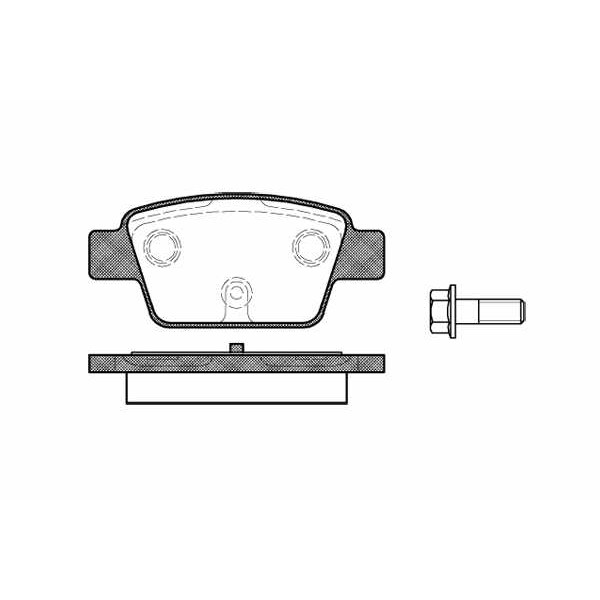 Слика на плочки REMSA 0861.00 за Alfa Romeo MITO (955) 1.4 - 105 коњи бензин