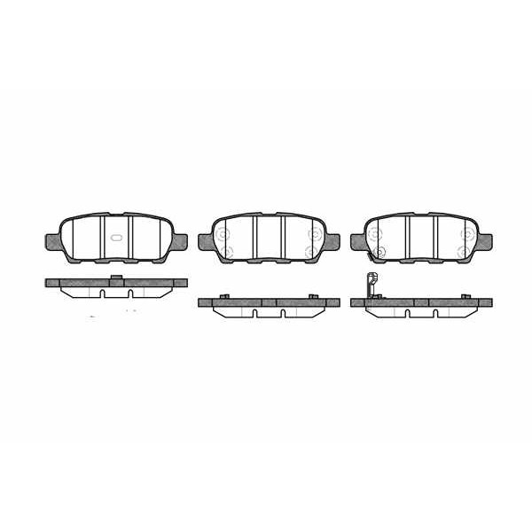 Слика на плочки REMSA 0876.01 за Infiniti FX 45 - 316 коњи бензин