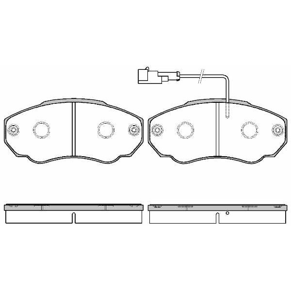 Слика на плочки REMSA 0960.21 за Peugeot Boxer Bus (244,Z) 2.0 HDi - 84 коњи дизел