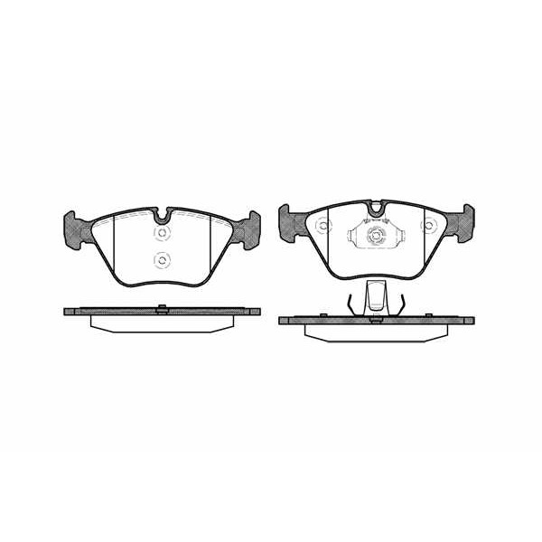 Слика на плочки REMSA 0963.00 за BMW 3 Touring E46 330 d - 204 коњи дизел