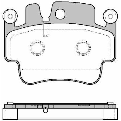 Слика на плочки REMSA 0982.00 за Porsche Boxster (987) 2.7 - 240 коњи бензин