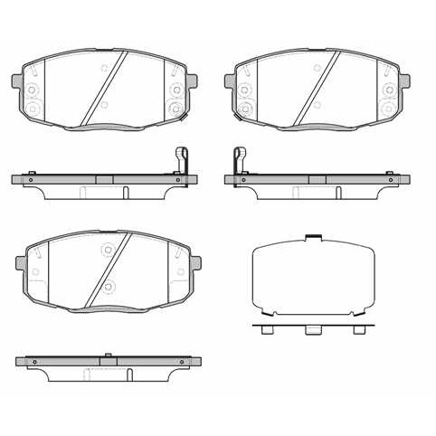 Слика на плочки REMSA 1038.12 за Hyundai i30 CW 1.6 - 122 коњи бензин