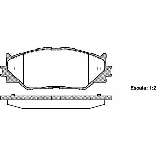 Слика на плочки REMSA 1201.00 за Lexus IS C (GSE2) 250 - 208 коњи бензин