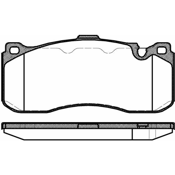 Слика на плочки REMSA 1380.00 за BMW 3 Cabrio E93 320 d - 184 коњи дизел