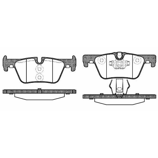 Слика на плочки REMSA 1476.00 за BMW 1 F21 125 d - 211 коњи дизел