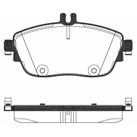 Слика на плочки REMSA 1485.08 за Mercedes A-Class (w176) A 200 (176.043) - 156 коњи бензин