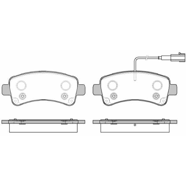 Слика на плочки REMSA 1588.02 за Peugeot Boxer Bus 3.0 HDi 175 - 177 коњи дизел