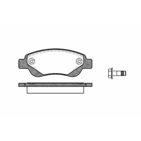 Слика на плочки ROADHOUSE 21177.00 за Citroen C1 2 1.0 VTi 68 - 69 коњи бензин