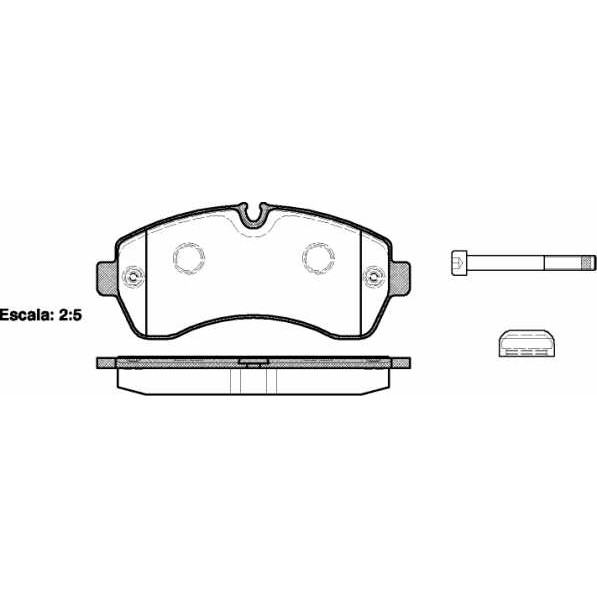 Слика на плочки ROADHOUSE 21243.00 за VW Crafter 30-50 box (2E) 2.5 TDI - 163 коњи дизел