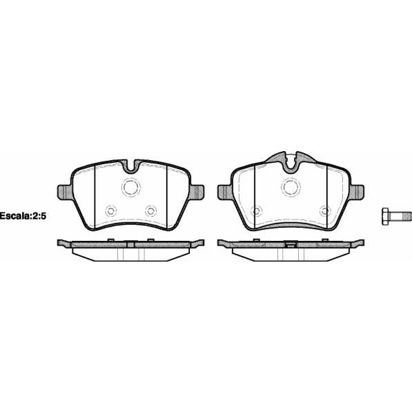 Слика на плочки ROADHOUSE 21277.00 за Mini Countryman (R60) Cooper S ALL4 - 190 коњи бензин