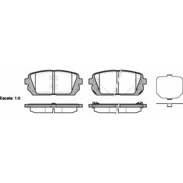 Слика на плочки ROADHOUSE 21303.02 за Hyundai ix35 (LM) 1.7 CRDi - 116 коњи дизел