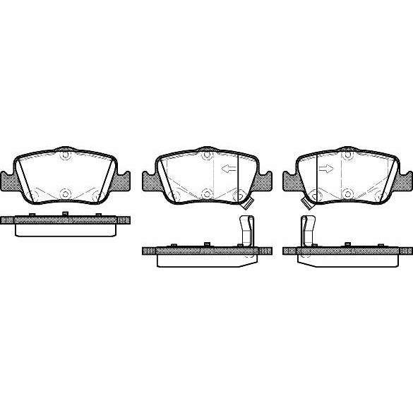 Слика на плочки ROADHOUSE 21356.02 за Toyota Corolla Sedan (E15) 1.6 - 132 коњи бензин