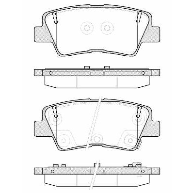 Слика на плочки ROADHOUSE 21362.52 за Toyota Auris (NZE18, ZRE18) 1.6 - 132 коњи бензин