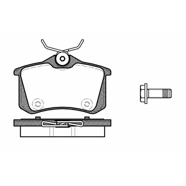 Слика на плочки ROADHOUSE 21391.00 за VW Beetle (9C1,1C1) 1.6 - 102 коњи бензин