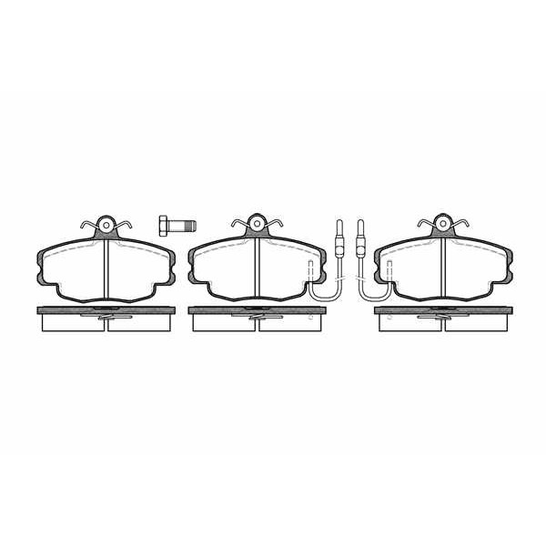 Слика на плочки ROADHOUSE 2141.02 за Peugeot 205 (741A,C) 1.7 Diesel - 60 коњи дизел