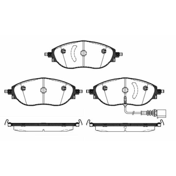 Слика на плочки ROADHOUSE 21470.01 за VW Passat 7 Sedan (362) 1.4 TSI - 122 коњи бензин