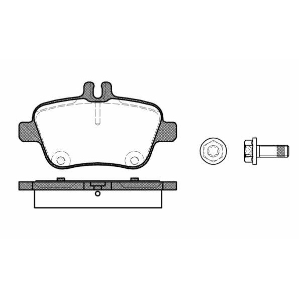 Слика на плочки ROADHOUSE 21477.00 за Mercedes A-Class (w176) A 200 CDI (176.001) - 136 коњи дизел