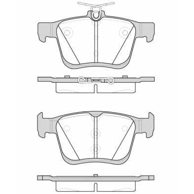 Слика на плочки ROADHOUSE 21516.00 за Audi A3 Sedan (8VS) 1.4 TFSI - 125 коњи бензин