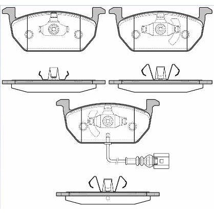 Слика на плочки ROADHOUSE 21601.01 за VW Golf 7 Estate (BA5) 1.2 TSI - 110 коњи бензин