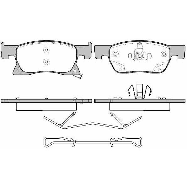 Слика на плочки ROADHOUSE 21681.02 за Opel Astra K (B16) 1.4 Turbo (68) - 125 коњи бензин