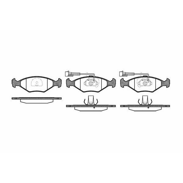 Слика на плочки ROADHOUSE 2281.42 за Fiat Palio 178bx 1.4 - 69 коњи бензин