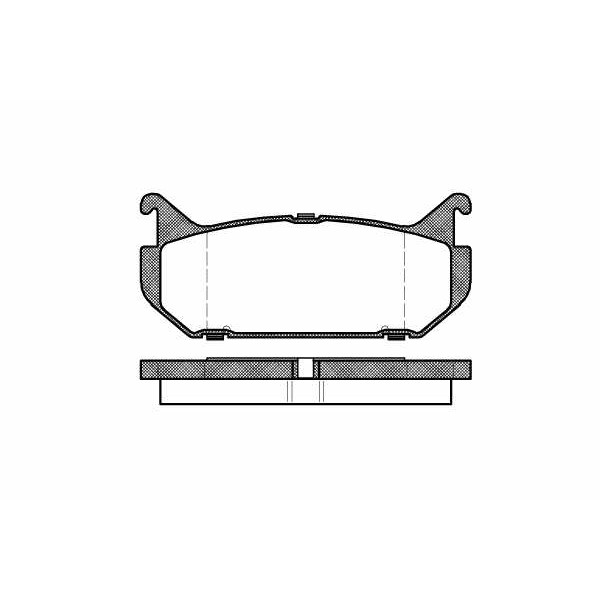 Слика на плочки ROADHOUSE 2416.00 за Mazda 626 Saloon (GE) 2.0 i - 115 коњи бензин