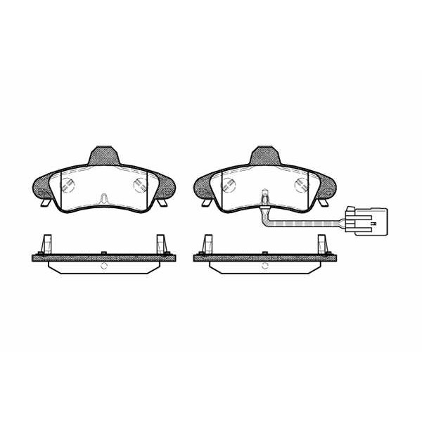 Слика на плочки ROADHOUSE 2433.12 за Ford Mondeo 2 Clipper (BNP) 2.5 24V - 170 коњи бензин