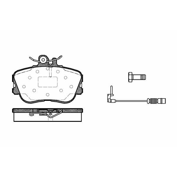 Слика на плочки ROADHOUSE 2445.02 за Mercedes C-class Saloon (w202) C 200 (202.020) - 136 коњи бензин