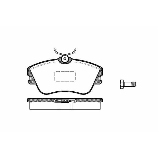 Слика на плочки ROADHOUSE 2480.00 за VW Transporter T4 Box 1.9 D - 60 коњи дизел