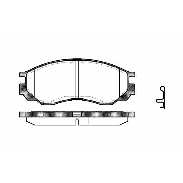 Слика на плочки ROADHOUSE 2583.00 за Mitsubishi Space Gear (PA,B,D V-W) 2.5 TD (PA5V/W, PB5V) - 99 коњи дизел