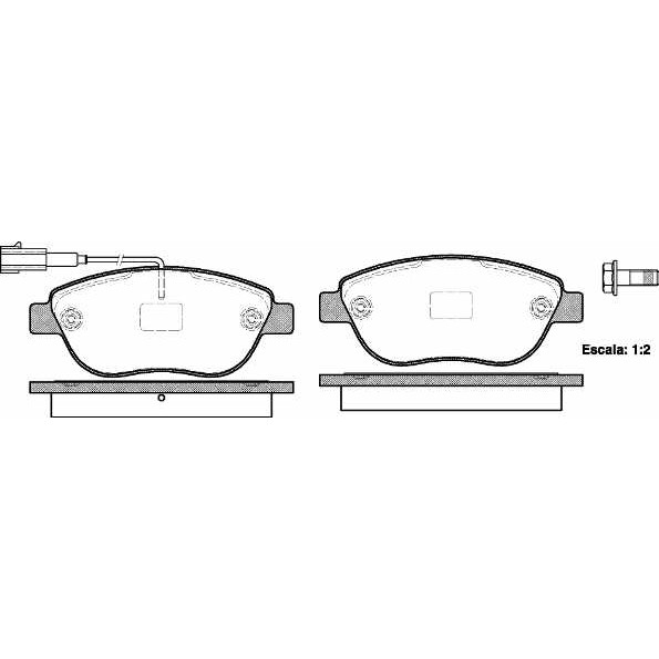 Слика на плочки ROADHOUSE 2859.11 за Fiat Doblo Cargo Platform 263 1.3 D Multijet - 90 коњи дизел