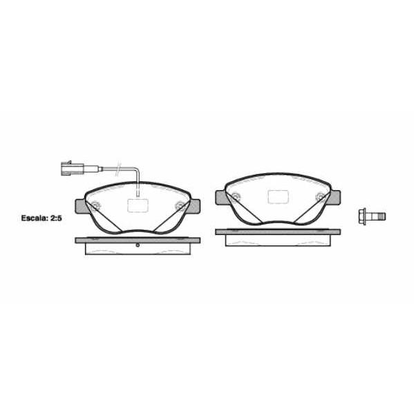 Слика на плочки ROADHOUSE 2859.12 за Fiat Bravo 198 1.9 D Multijet - 120 коњи дизел