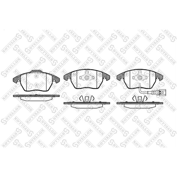 Слика на плочки STELLOX 1041 001B-SX за Audi TT (8J3) 2.0 TFSI quattro - 211 коњи бензин