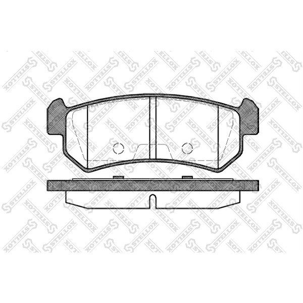 Слика на плочки STELLOX 1059 000-SX за Daewoo Rezzo 2.0 - 128 коњи бензин